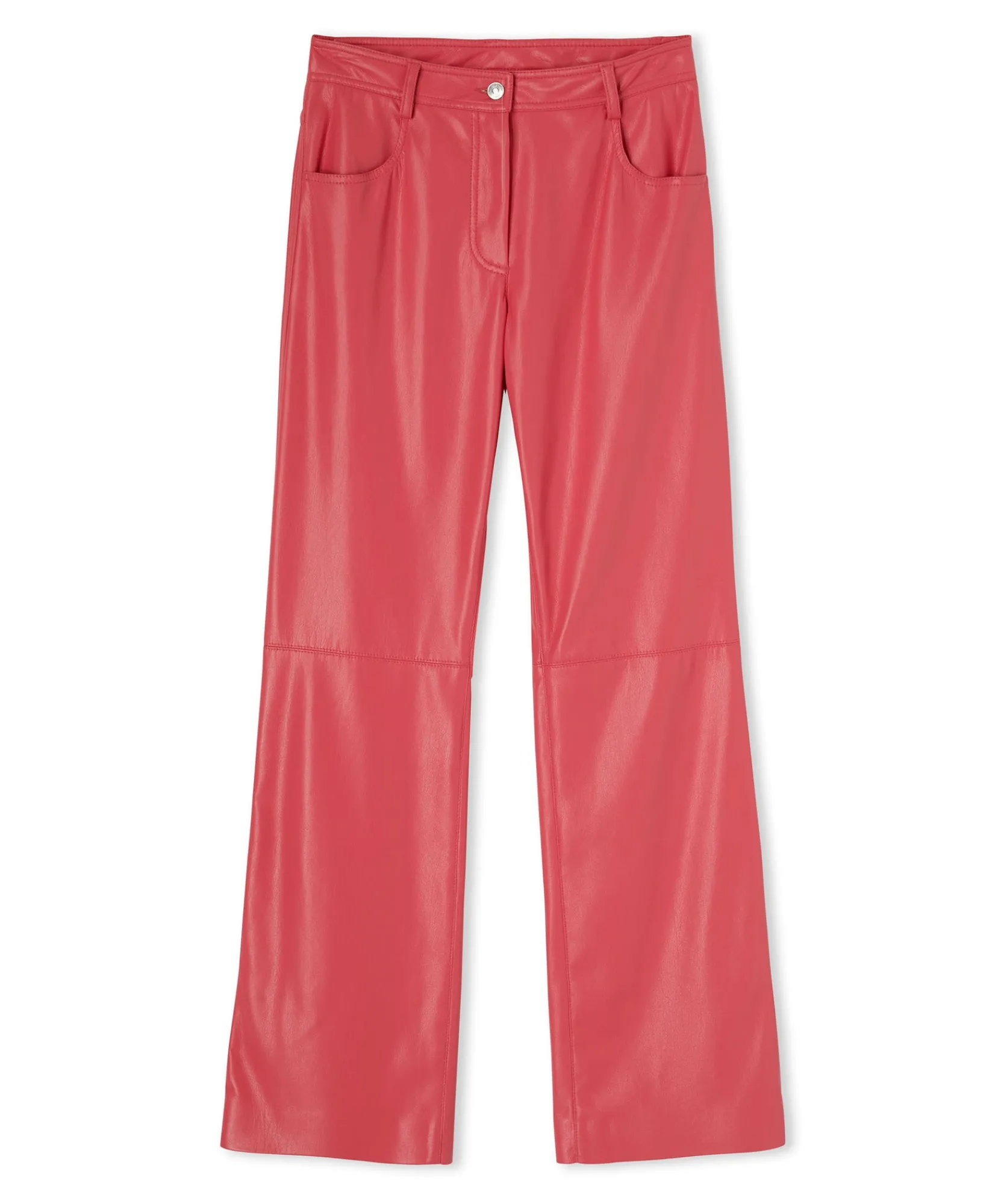Pantalone A Gamba Dritta In Eco-Nappa^MSGM Store