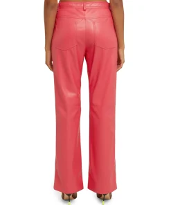 Pantalone A Gamba Dritta In Eco-Nappa^MSGM Store