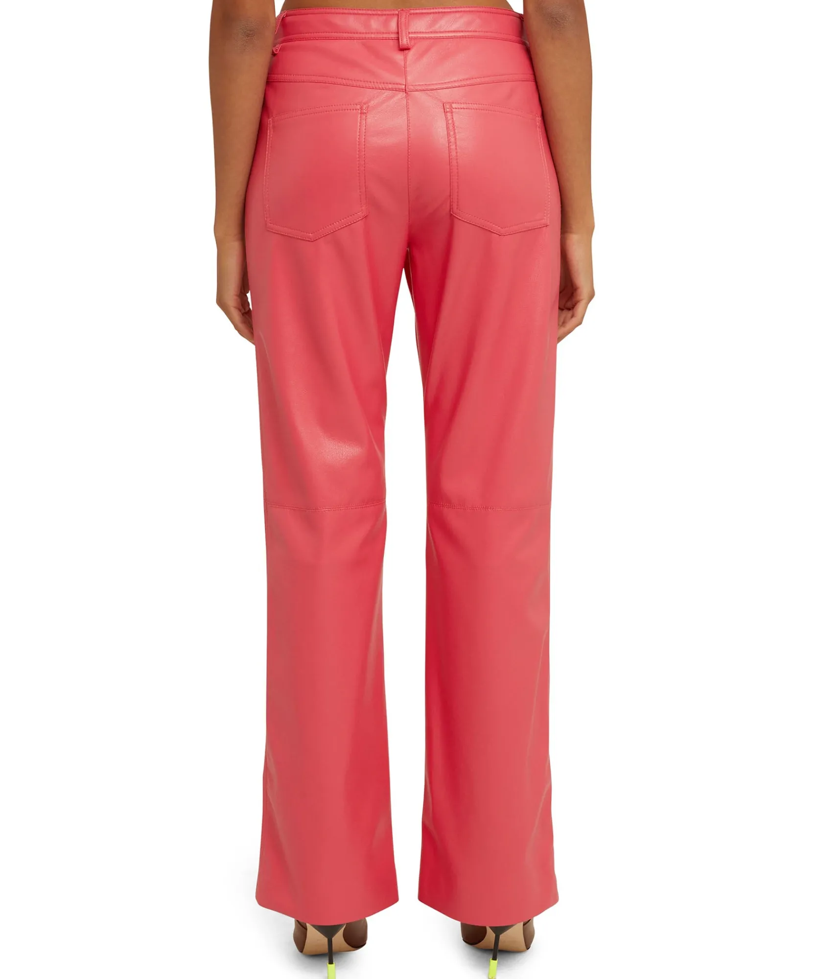 Pantalone A Gamba Dritta In Eco-Nappa^MSGM Store