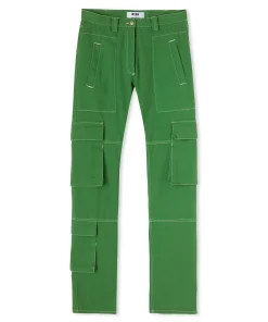 Pantalone Cargo In Bull Tinta Unita^MSGM Discount