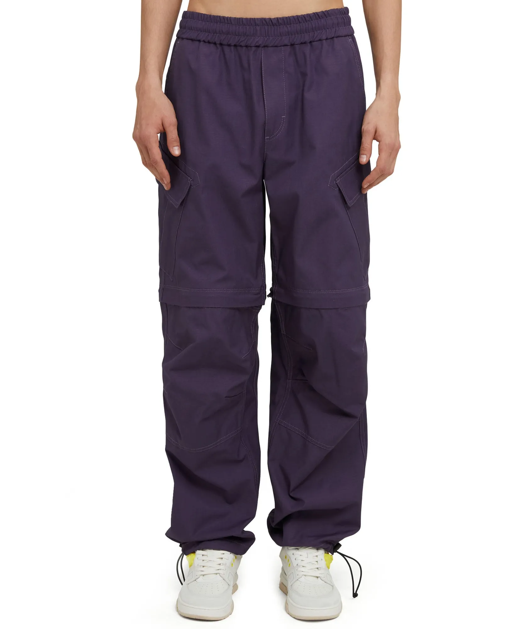 Pantalone Cargo In Cotone Tinta Unita^MSGM Fashion