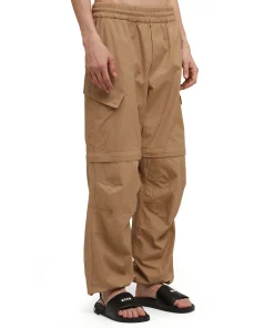 Pantalone Cargo In Cotone Tinta Unita^MSGM Discount