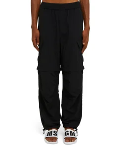 Pantalone Cargo In Nylon Tecnico Tinta Unita^MSGM Hot