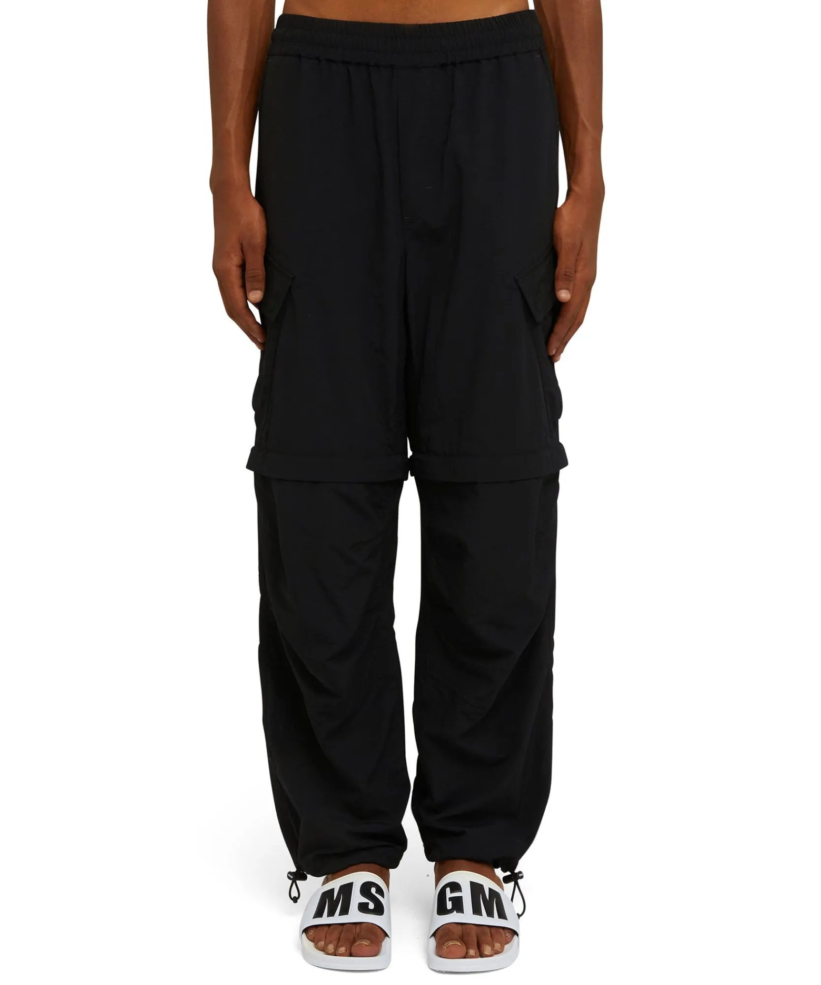 Pantalone Cargo In Nylon Tecnico Tinta Unita^MSGM Hot