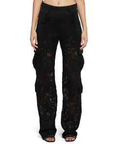 Pantalone Cargo In Pizzo^MSGM Fashion