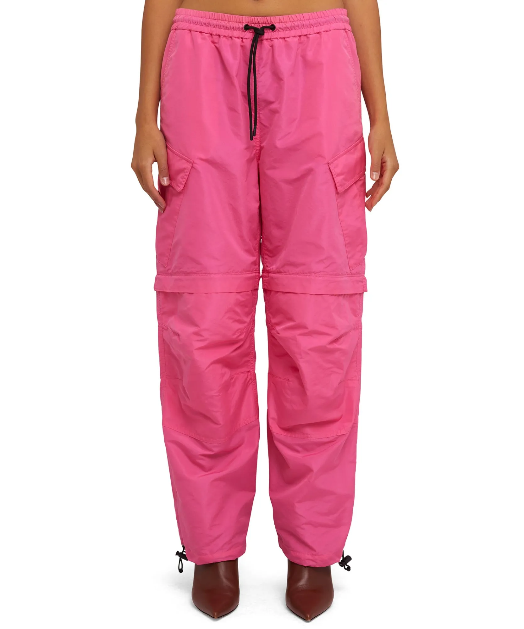 Pantalone Cargo In Taffeta Tinta Unita^MSGM Best Sale
