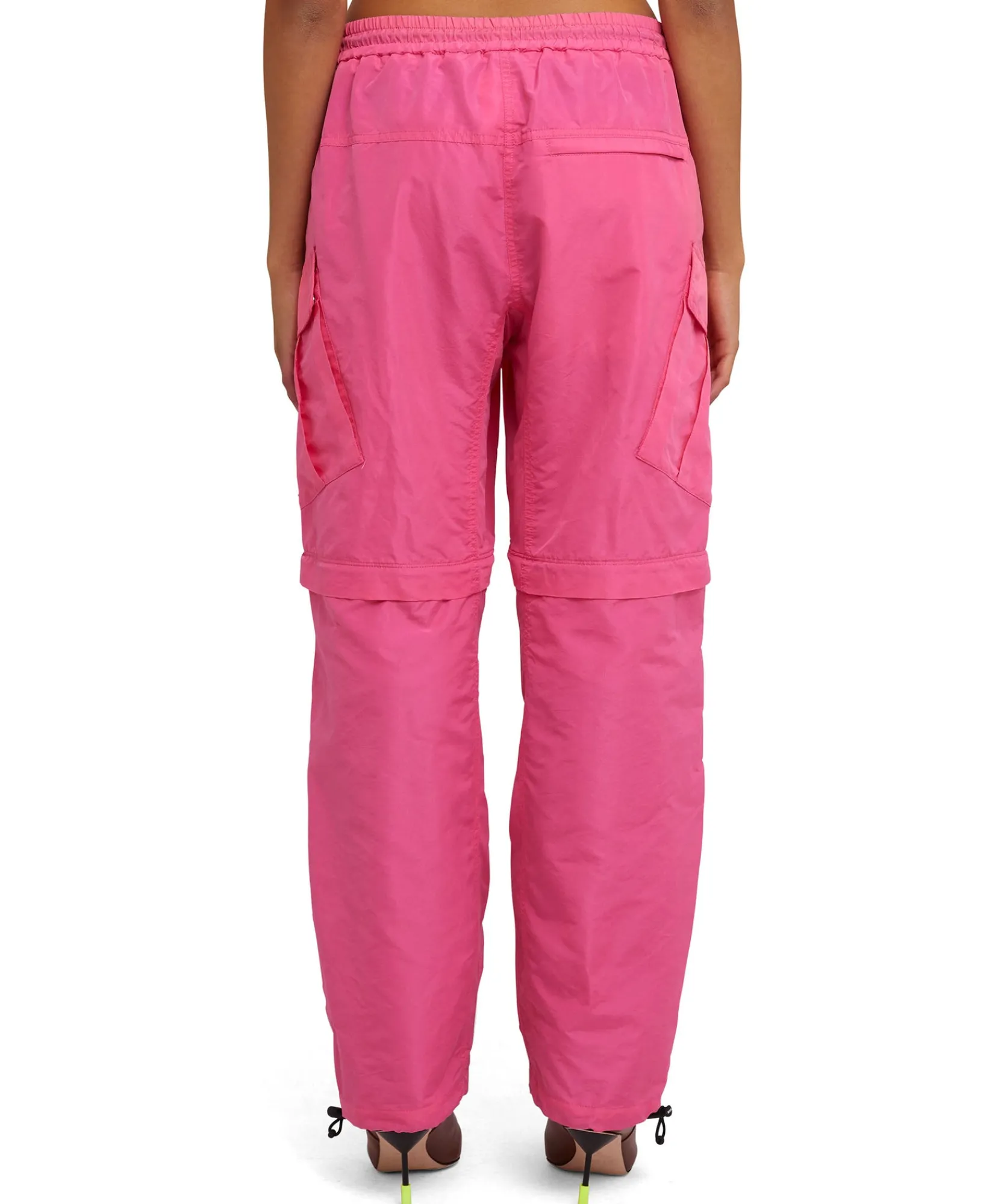 Pantalone Cargo In Taffeta Tinta Unita^MSGM New