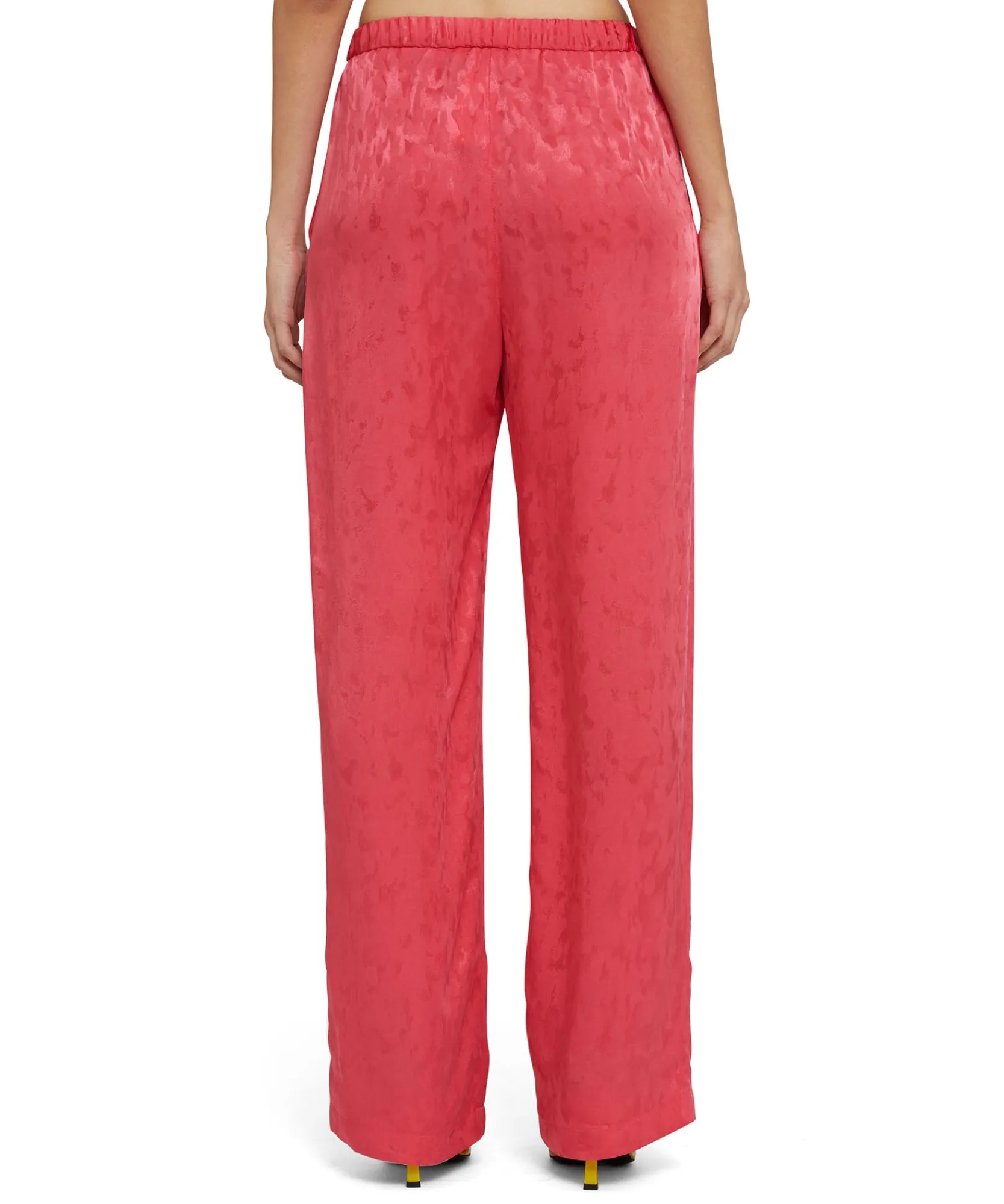Pantalone Fluido A Gamba Dritta In Viscosa Camo Jaquard^MSGM Flash Sale
