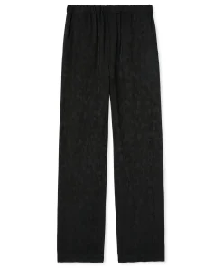 Pantalone Fluido A Gamba Dritta In Viscosa Camo Jaquard^MSGM Fashion