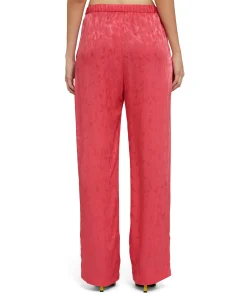 Pantalone Fluido A Gamba Dritta In Viscosa Camo Jaquard^MSGM Cheap
