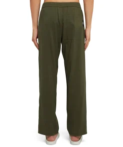 Pantalone Fluido In Viscosa Tinta Unita A Gamba Dritta^MSGM Online