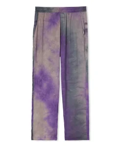 Pantalone Fluido Tie Dye A Gamba Dritta In Viscosa^MSGM Store