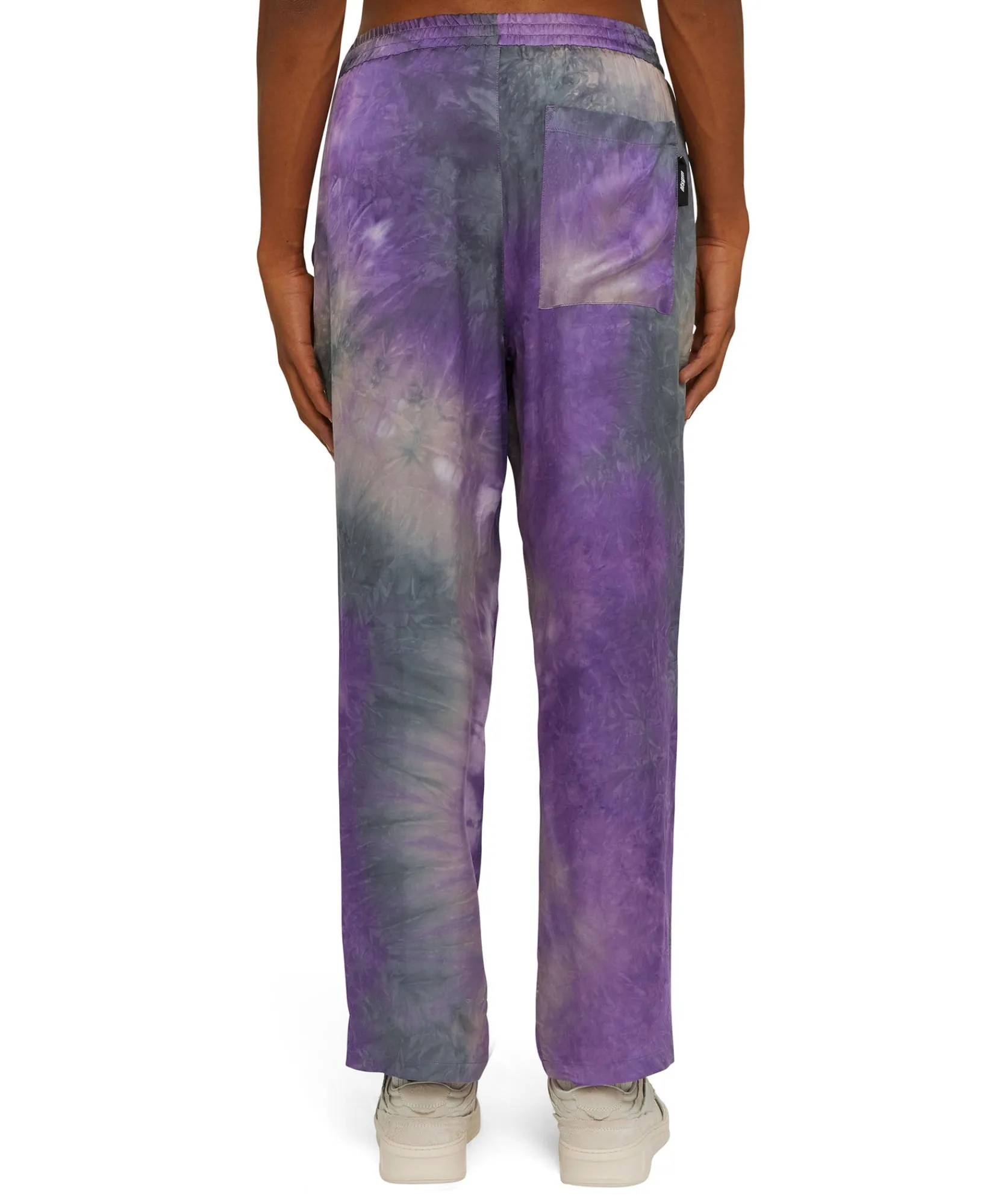 Pantalone Fluido Tie Dye A Gamba Dritta In Viscosa^MSGM Store