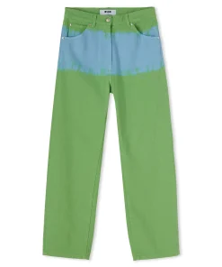 Pantalone In Bull A Gamba Dritta Con Lavorazione "Tie Dye Bull"^MSGM Flash Sale