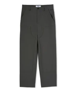 Pantalone Worker A Gamba Dritta Tinta Unita^MSGM Hot