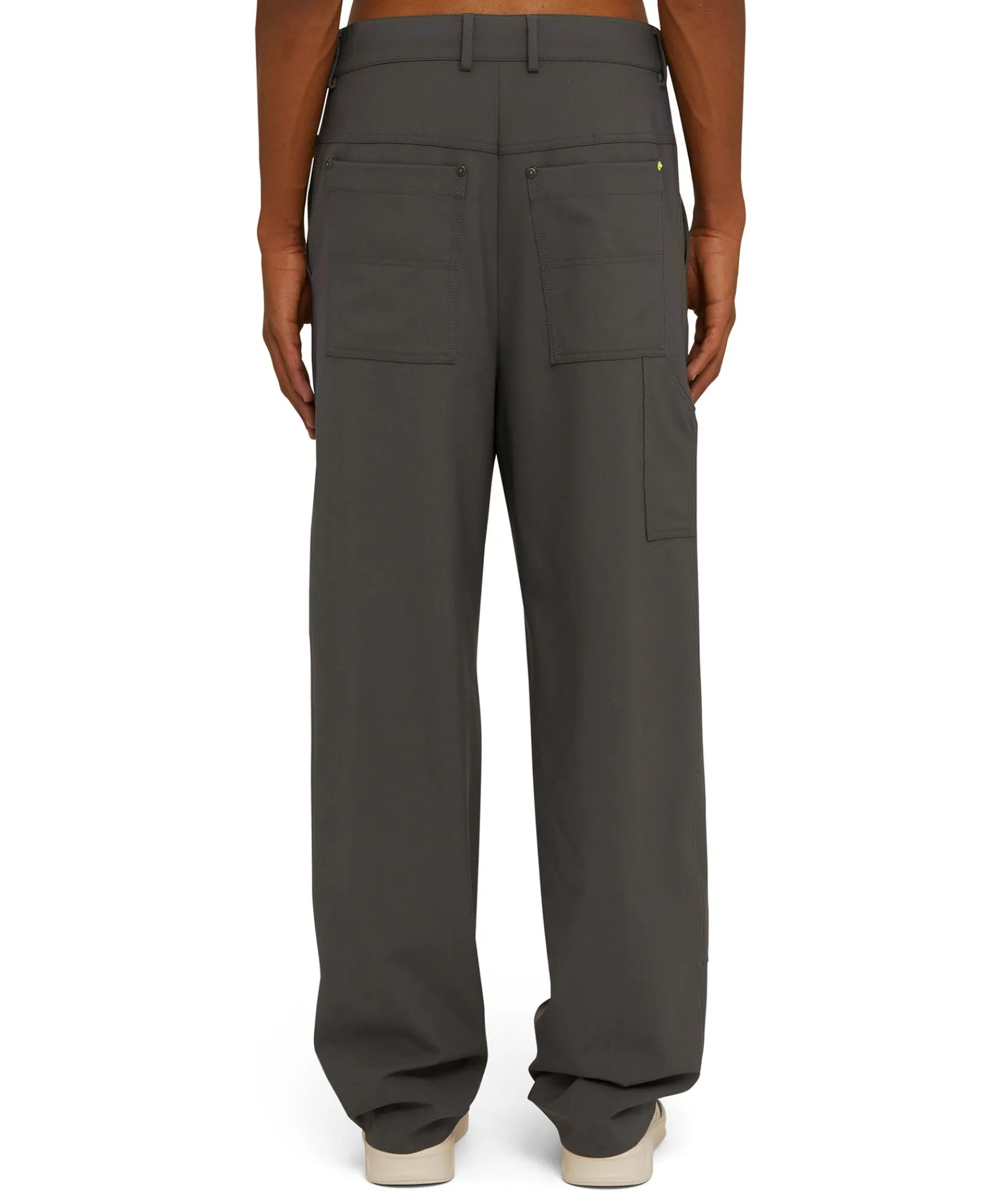 Pantalone Worker A Gamba Dritta Tinta Unita^MSGM Fashion