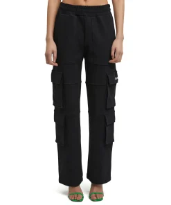 Pantaloni Joggers Cargo In Cotone Con Gamba Dritta^MSGM Shop