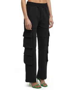 Pantaloni Joggers Cargo In Cotone Con Gamba Dritta^MSGM Shop