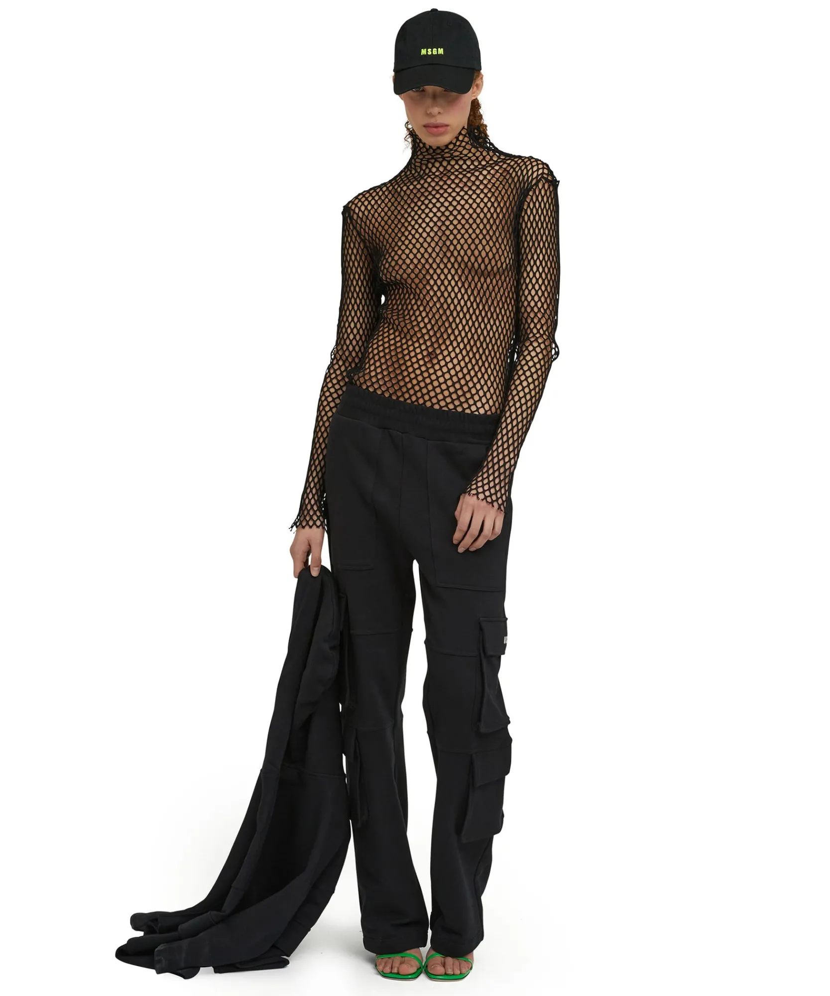 Pantaloni Joggers Cargo In Cotone Con Gamba Dritta^MSGM Shop