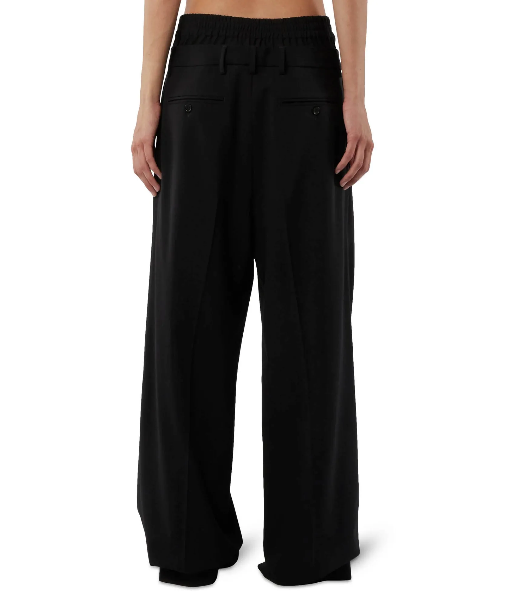 Pantaloni Sartoriale Con Boxer Incorporato In Lana Vergine^MSGM Best