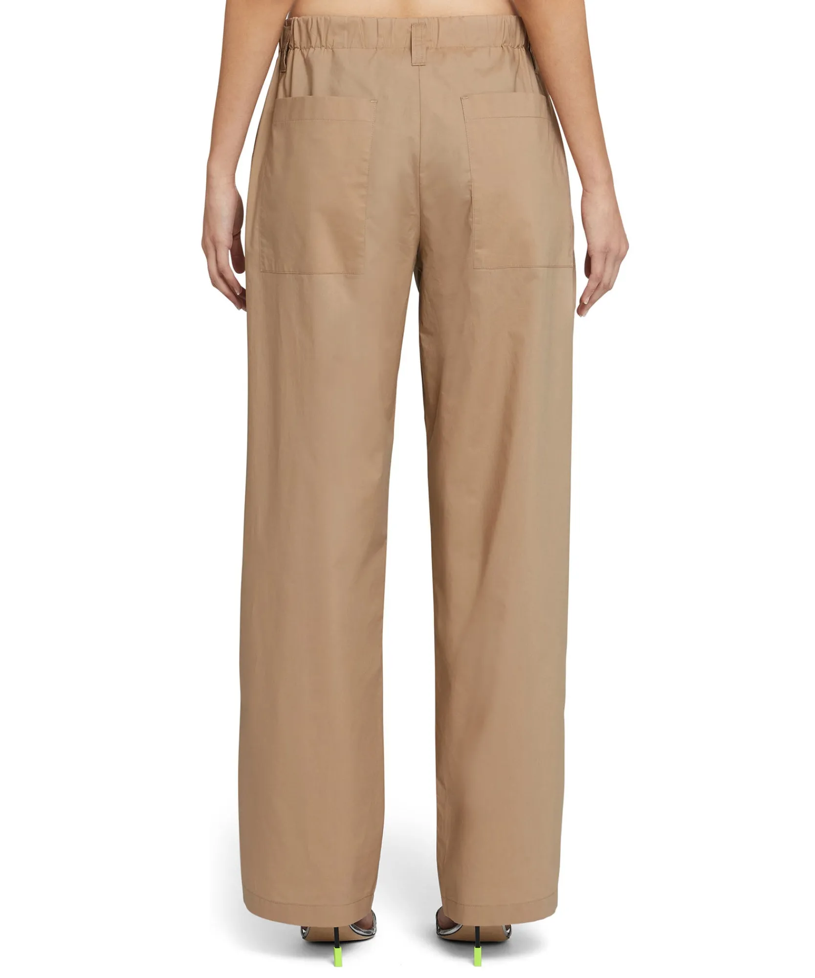 Pantaloni Straight Full Length In Cotone^MSGM Best