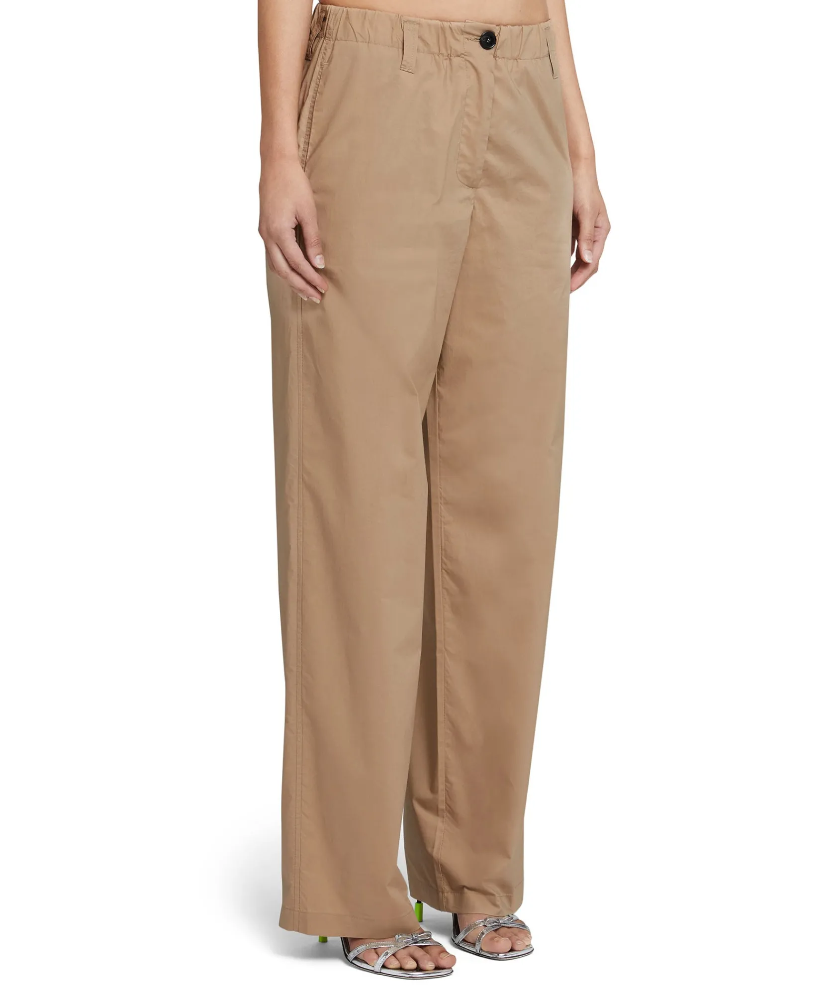 Pantaloni Straight Full Length In Cotone^MSGM Best