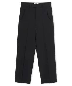 Pantaloni Tailoring A Gamba Dritta In Fresco Lana^MSGM Clearance