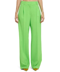 Pantaloni Tailoring A Gamba Dritta In Fresco Lana^MSGM Best