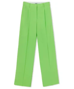 Pantaloni Tailoring A Gamba Dritta In Fresco Lana^MSGM Best