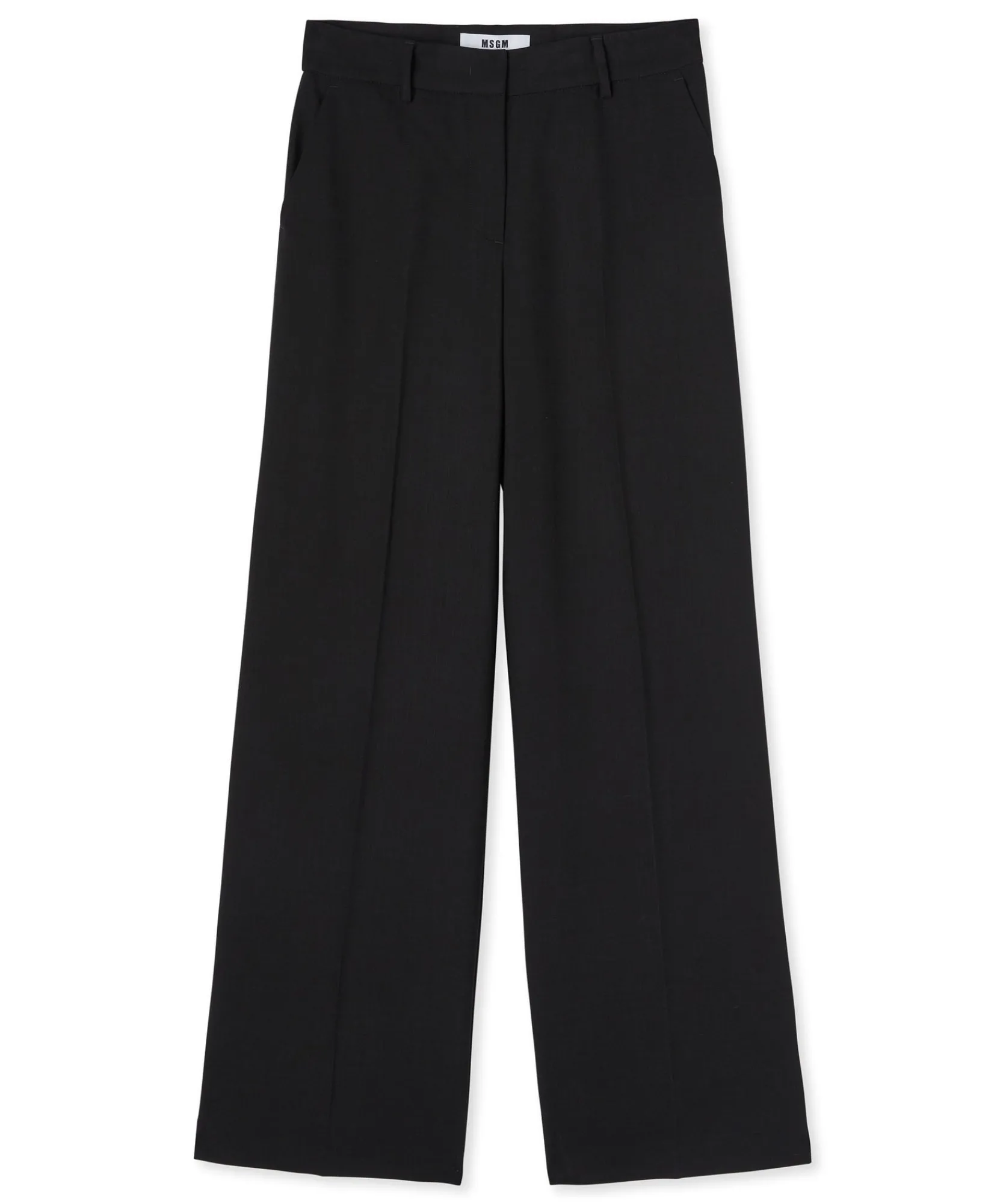 Pantaloni Tailoring A Gamba Dritta In Viscosa Grezza^MSGM Best
