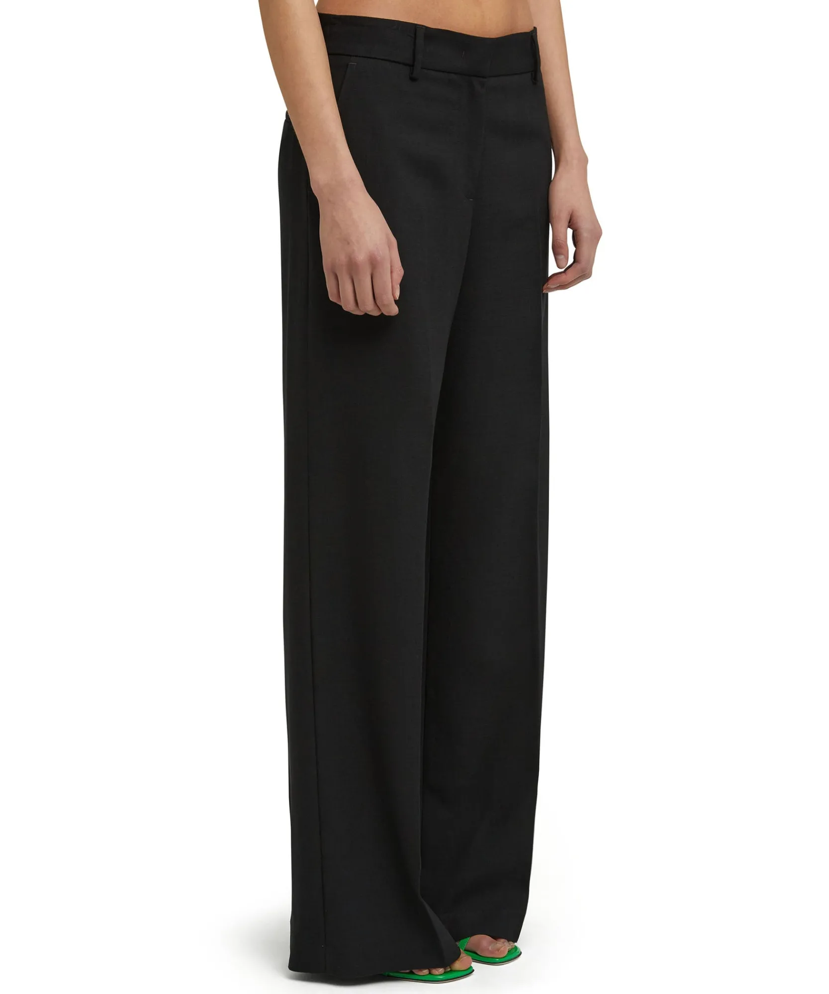 Pantaloni Tailoring A Gamba Dritta In Viscosa Grezza^MSGM Best