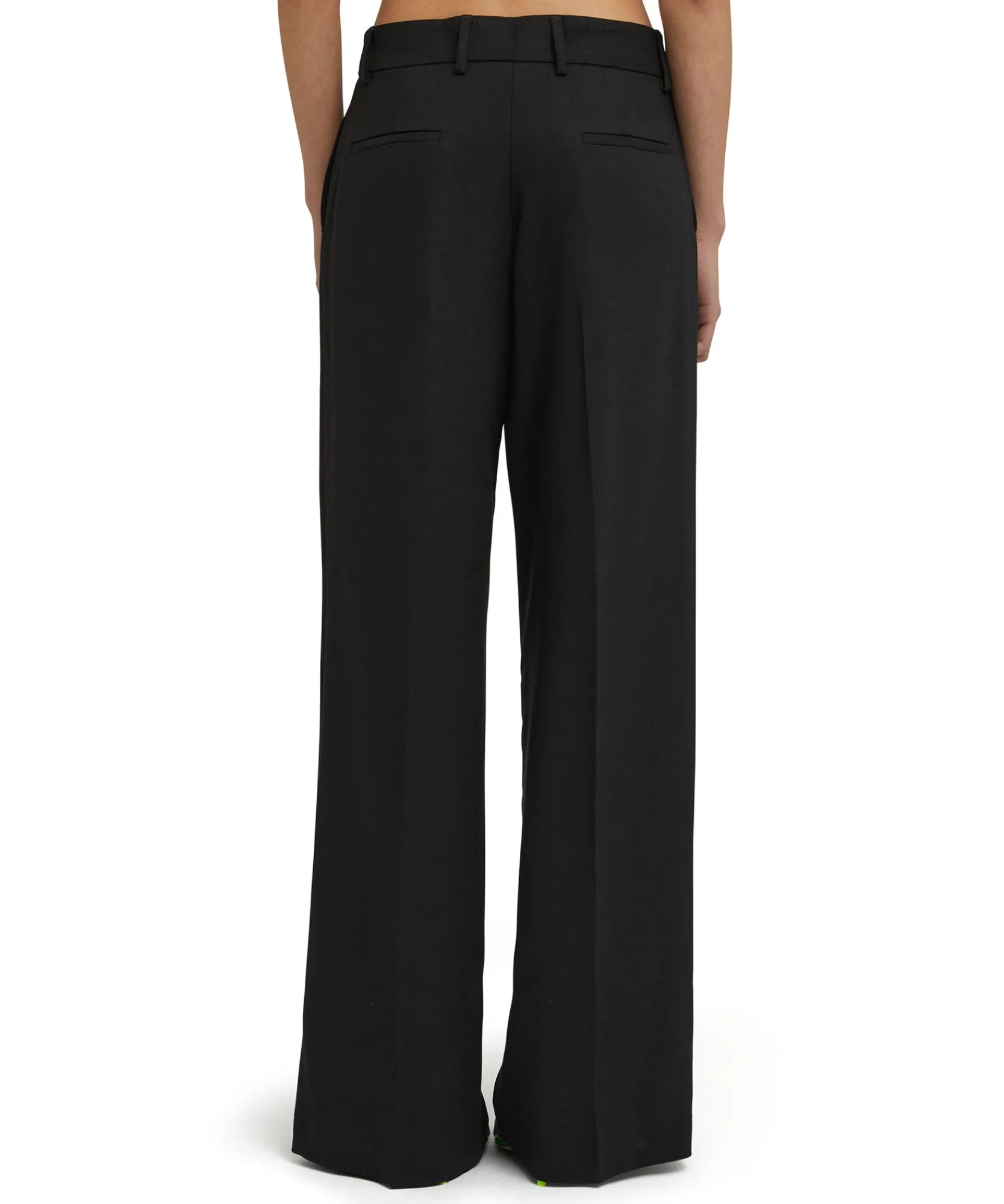Pantaloni Tailoring A Gamba Dritta In Viscosa Grezza^MSGM Best