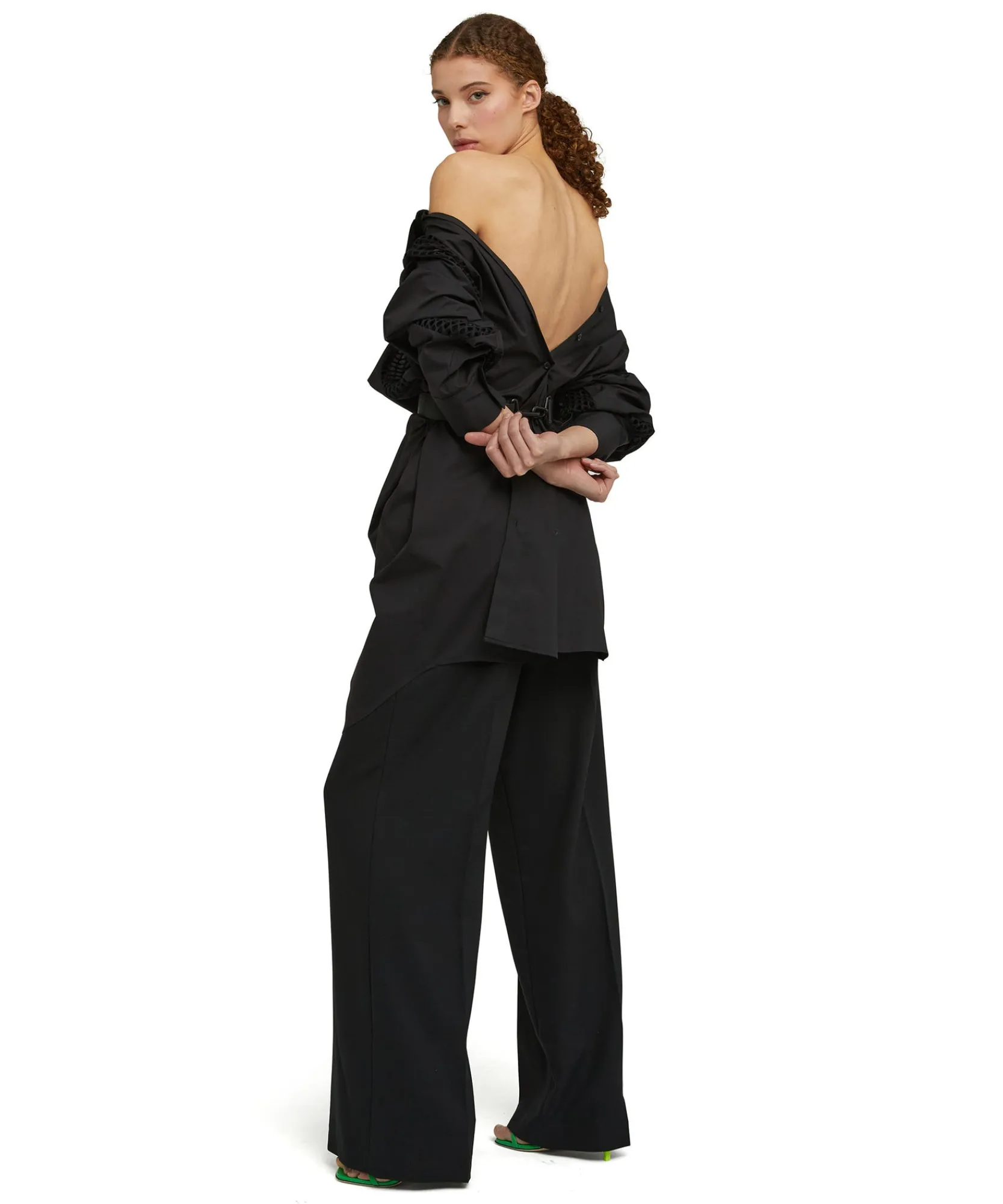 Pantaloni Tailoring A Gamba Dritta In Viscosa Grezza^MSGM Best