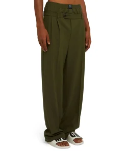 Pantaloni Tailoring Con Boxer Incorporato In Fresco Lana^MSGM Discount