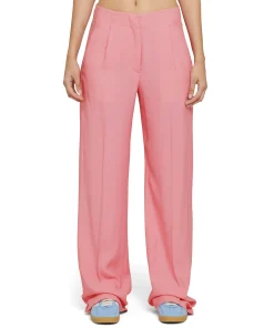 Pantaloni Tailoring Full Length In Viscosa Con Pinces^MSGM Store