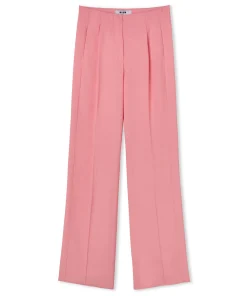 Pantaloni Tailoring Full Length In Viscosa Con Pinces^MSGM Store