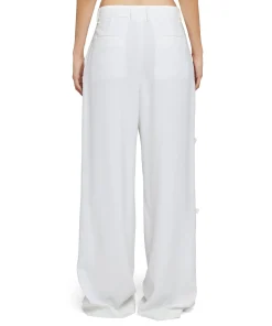 Pantaloni Tailoring Full Length In Viscosa Con Fiocchi Applicati^MSGM Store