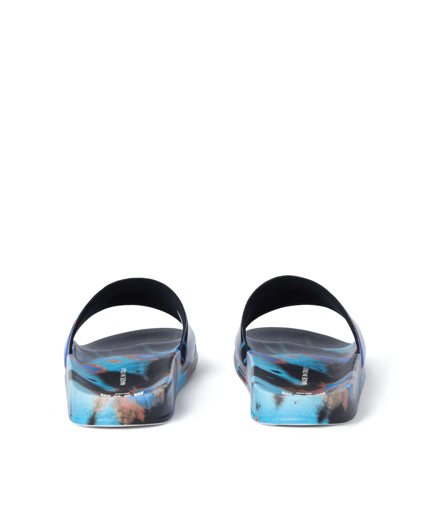 Pool Slides Tie Dye Con Micro Logo ^MSGM Cheap