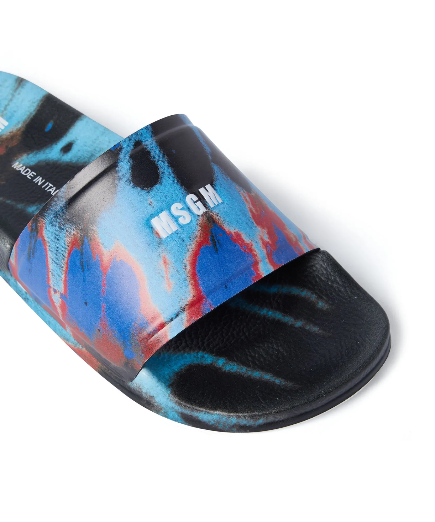 Pool Slides Tie Dye Con Micro Logo ^MSGM Cheap