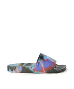 Pool Slides Tie Dye Con Micro Logo ^MSGM Sale