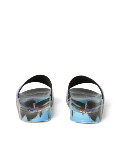 Pool Slides Tie Dye Con Micro Logo ^MSGM Sale
