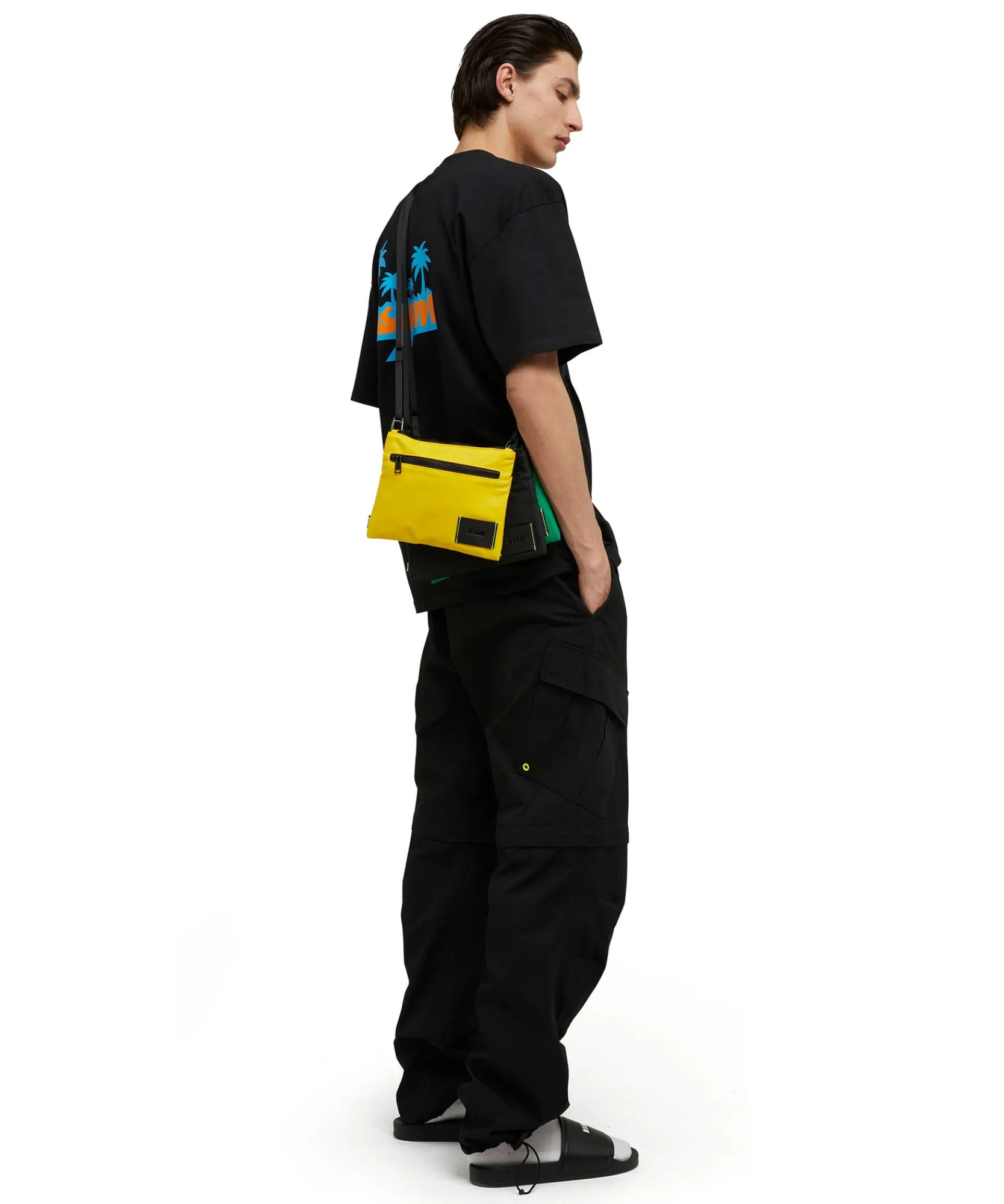 Pouch In Nylon Signature ^MSGM Outlet