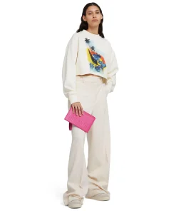 Pouche In Ecopelle Con Logo Embossed^MSGM Sale