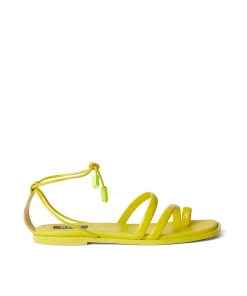 Sandali Bassi Con Fascette In Vernice^MSGM Outlet