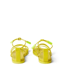 Sandali Bassi Con Fascette In Vernice^MSGM Outlet