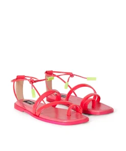 Sandali Bassi Con Fascette In Vernice^MSGM Online
