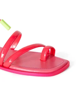 Sandali Bassi Con Fascette In Vernice^MSGM Online