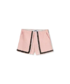 Shorts In Cotone Tweed Con Bordo Trimmed^MSGM Store