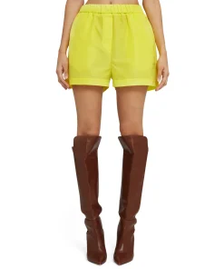 Shorts In Taffeta Tinta Unita^MSGM Fashion
