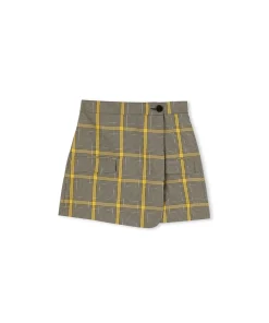 Skort In Prince Of Wales Con Design A Portafoglio^MSGM Cheap